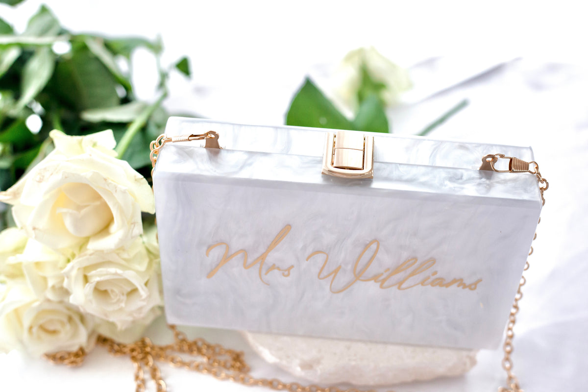 Pearl Bridal Clutch