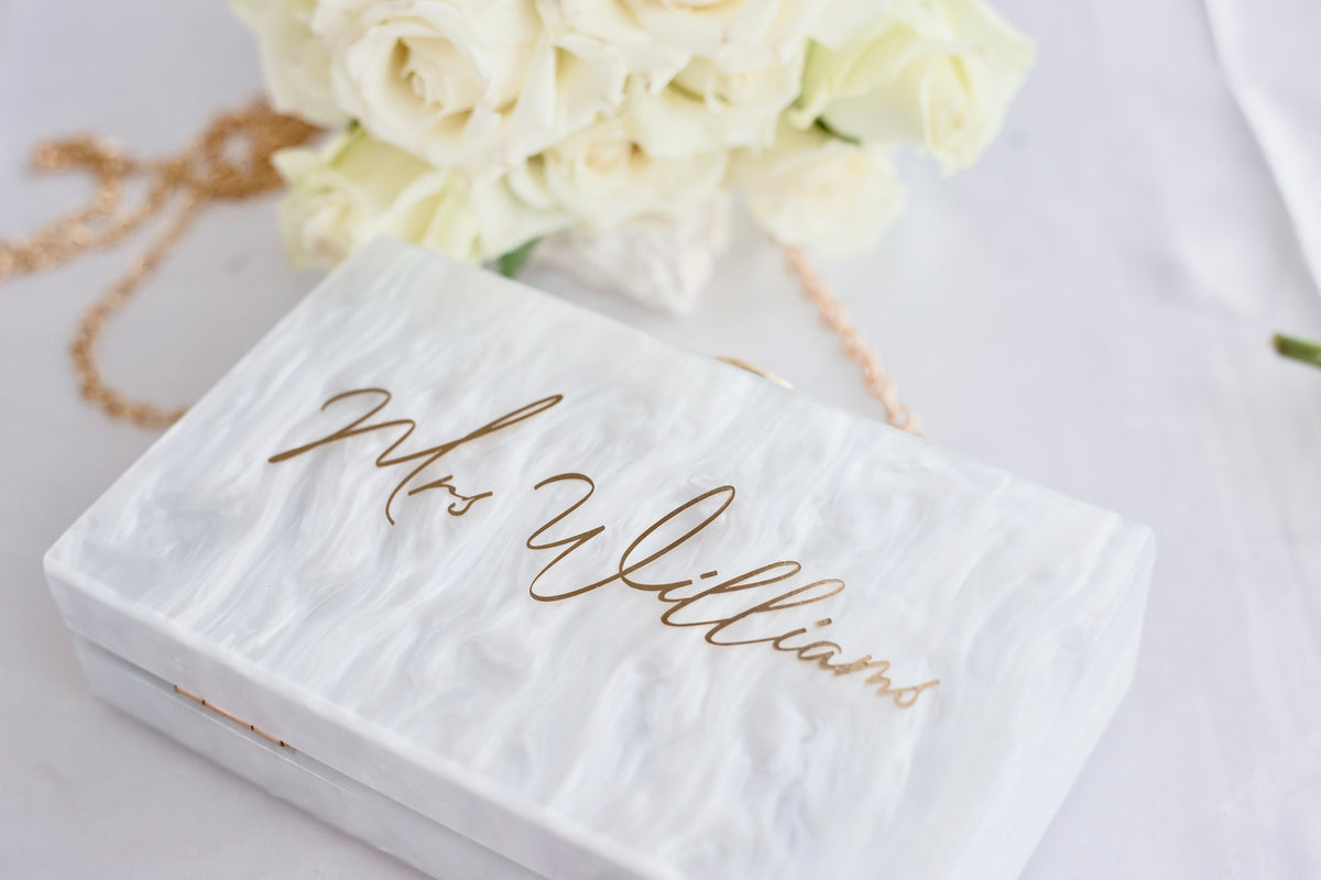 Pearl Bridal Clutch