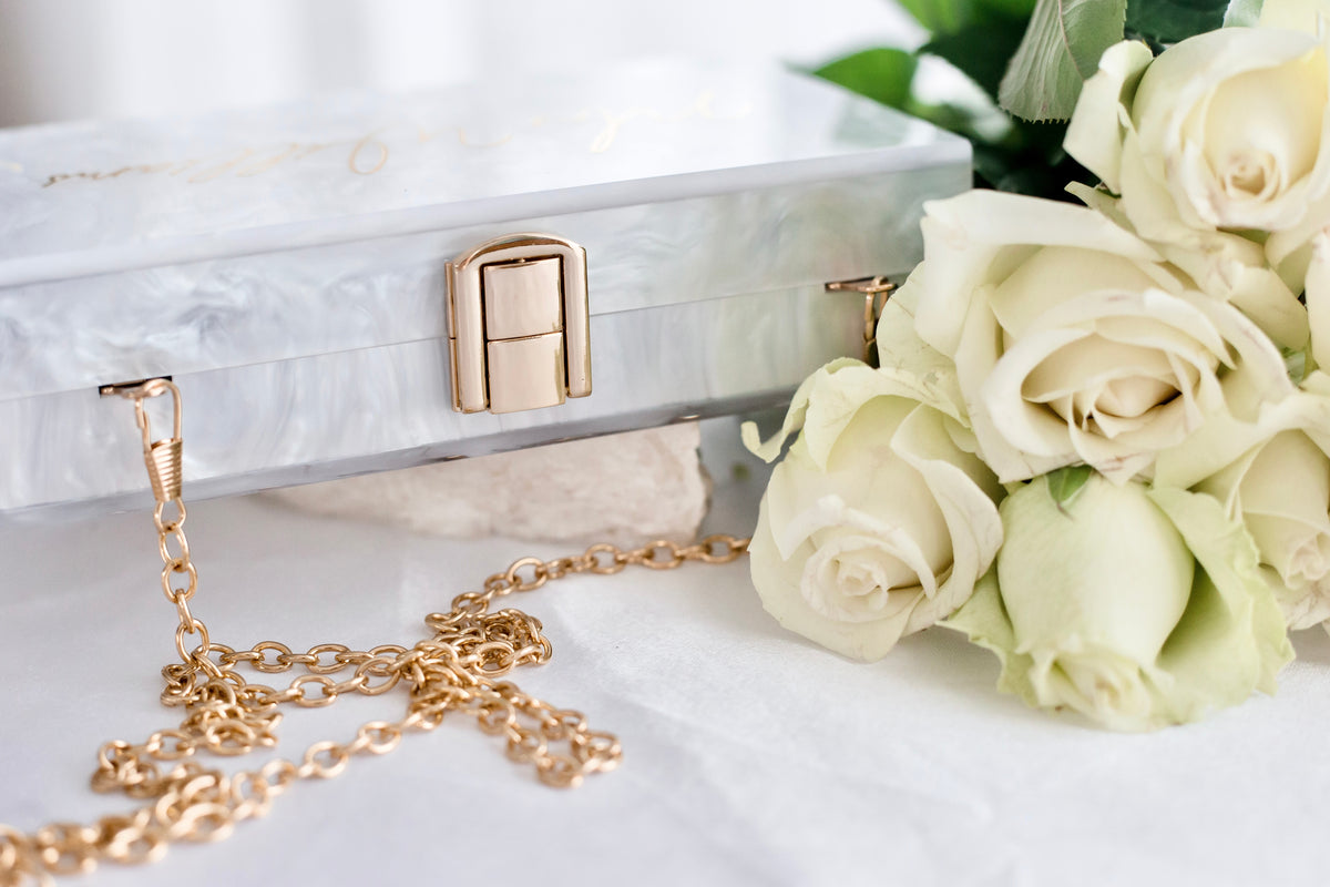 Pearl Bridal Clutch